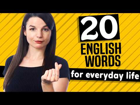 Learn Basic English Vocabulary
