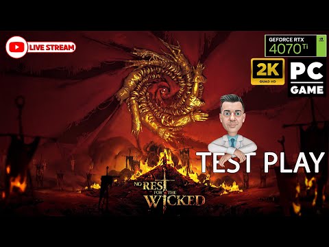 No Rest for The Wicked livestream playthrough