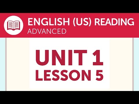American English Advanced Reading Practice