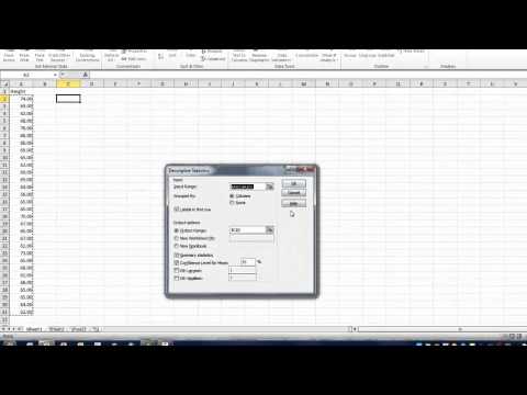 How to Use Excel: Descriptive Analysis Tools