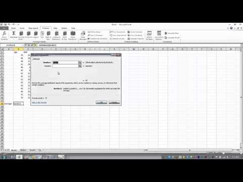 How to Use Excel: Descriptive Statistics Functions