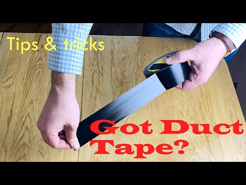 Duct tape tips and tricks