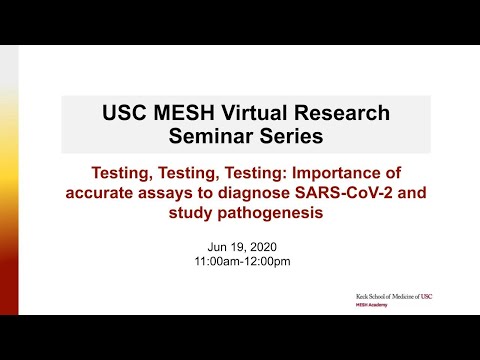 USC MESH Research Seminar Series