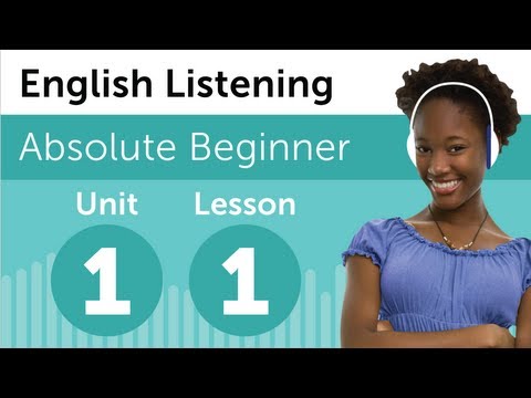 English Listening Comprehension for Absolute Beginners