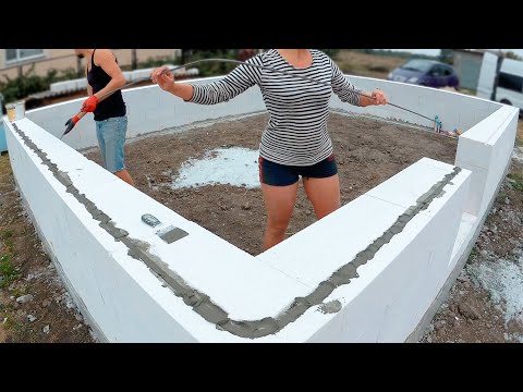 Creative Couple Building in Movie. TIMELAPSE  Start to Finish