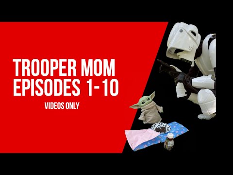 Trooper Mom and The Child (Grogu)