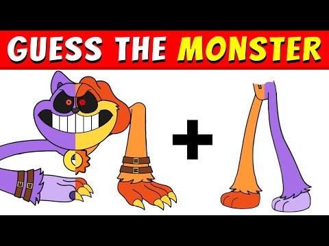 Guess the monster by emoji and voice | Poppy Playtime Chapter 3 Character | Smiling Critters