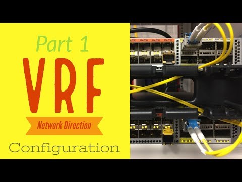 How to configure VRF's