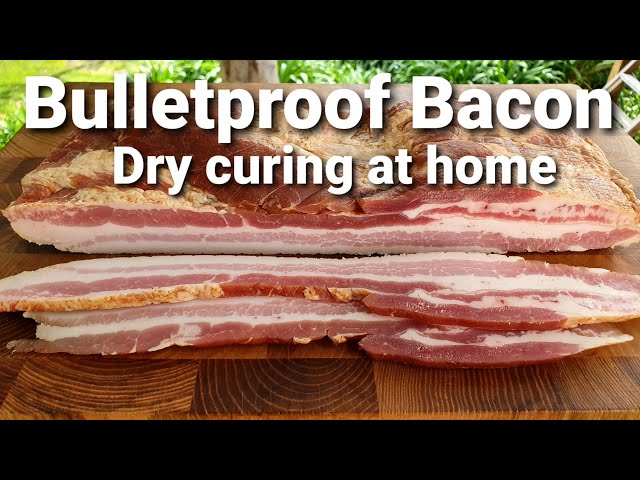 Bulletproof Bacon at home! DIY dry cured bacon instructions