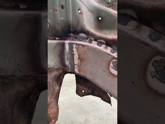 Suzuki Khyber chassis undergoes a remarkable transformation before & after rust repair. 🛠️- PAT✨❤️