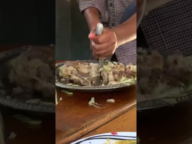 Eating Camel meat in Somalia