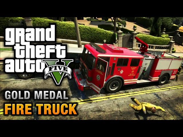 GTA 5 - Mission #65 - Fire Truck [100% Gold Medal Walkthrough]