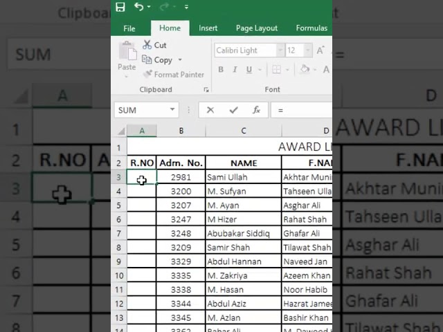 Fill Serial Numbers in Excel Efficiently with Formula
