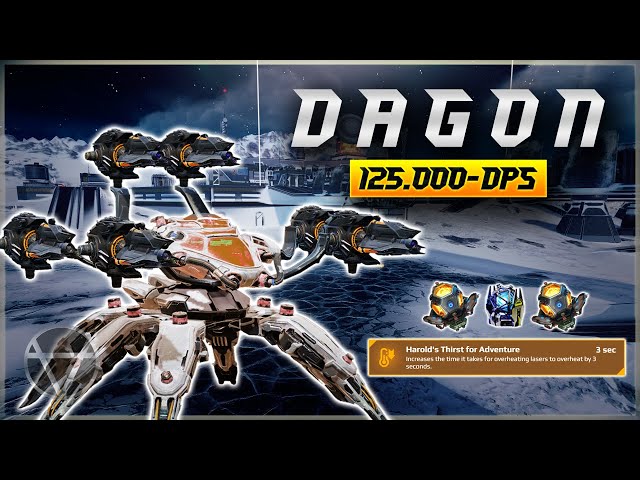 [WR] 🔥 6X Taeja Dagon Does 125,000 DMG/Sec – Mk3 Gameplay | War Robots
