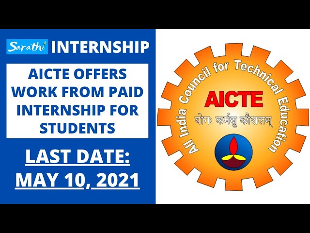 AICTE work from home paid internship for students || Government internships || Shorts #104