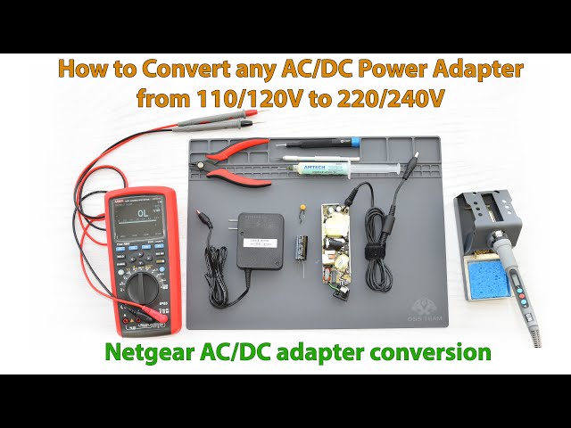 How to convert any 110/120V AC/DC Power Adapter to 220/240V Electricity