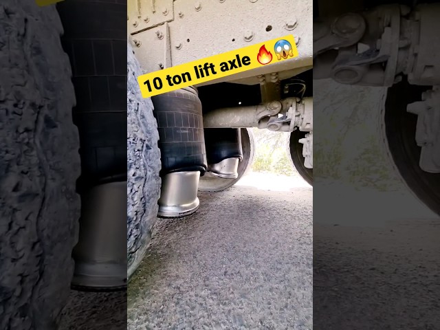 The Heavy lift axle working mechanism 🔥🔥😱 #shorts #viral #trending