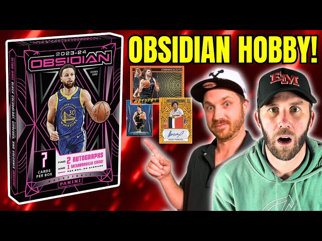 DID WE PULL A CASE HIT?! 2023-24 Panini Obsidian NBA Hobby Box Review