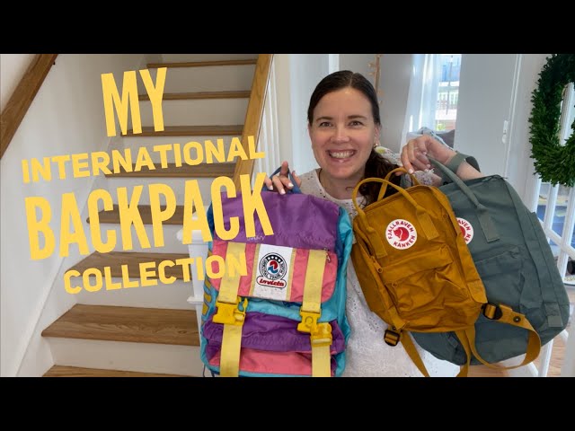 My International Backpack Collection!!