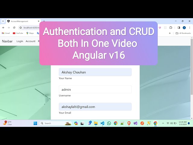 Master Angular 16: Build CRUD & Authentication from Scratch with Local Storage!