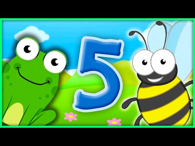 The Number 5 | Number Songs By BubblePopBox | Learn The Number Five
