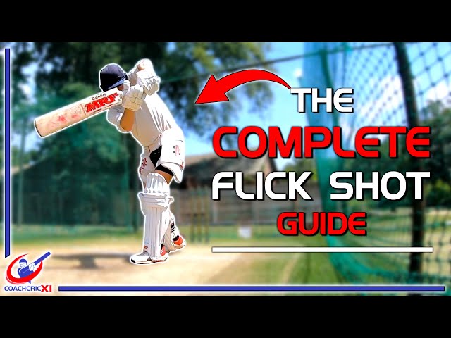 How to play the PERFECT FLICK shot | Cricket batting drills