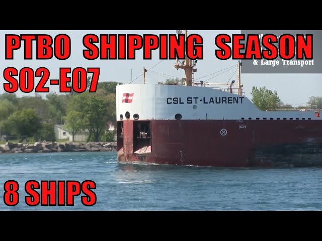 PTBO Shipping Season S02E07 - 8 Ships In Great Lakes #ships #shipping