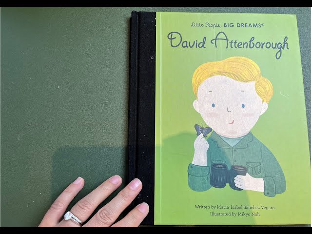 Bedtime Storylondoner: DAVID ATTENBOROUGH by Maria Vegara: Little people and big dreams!