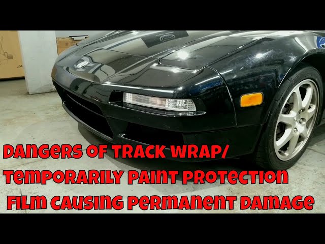 Track Wrap Damaged My Paint (Acura NSX) Full Exterior Auto Detailing