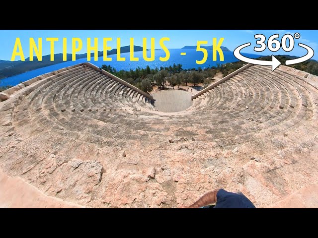Antiphellus / Antifellos 360 Video | The Ancient Greek Theatre | 5K VR VIDEOS