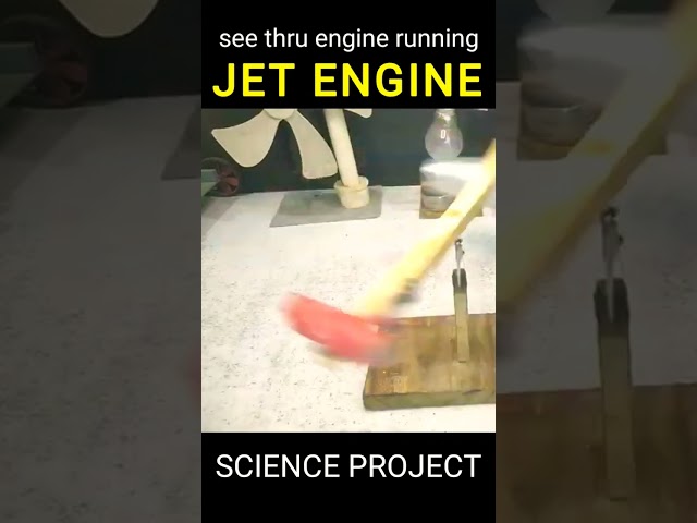 See Thru Engine Running - Jet Engine | #shorts | #youtubeshortvideo | #jetengine | #project