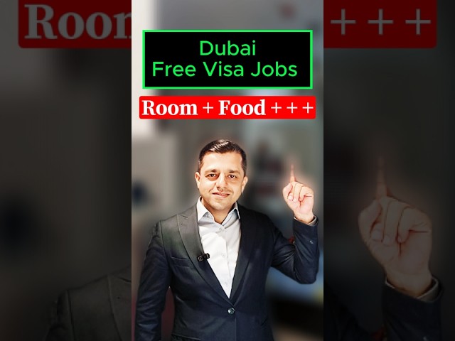Dubai Visa Free Jobs Hotel Jobs in Dubai  #shorts #short