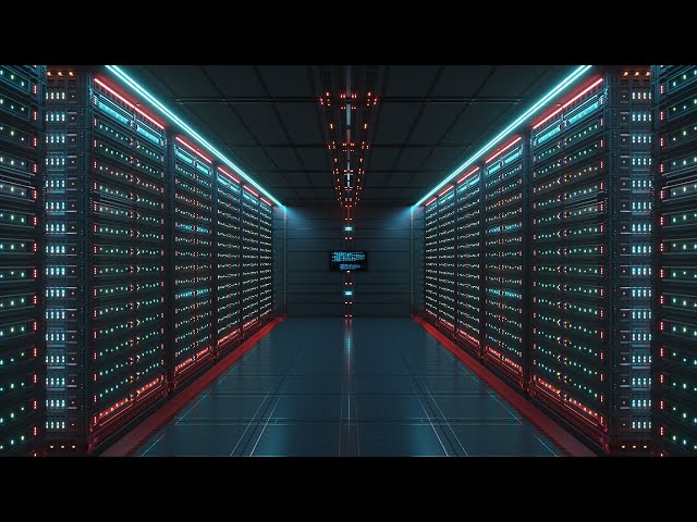 Server Room White Noise | Data Center Ambience