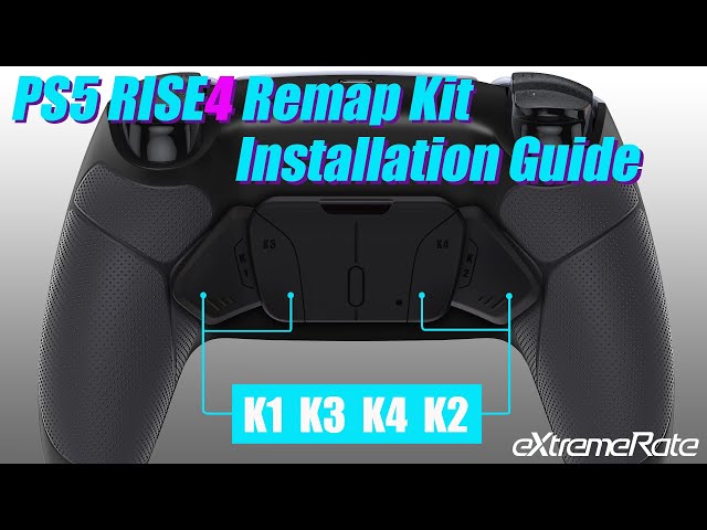 eXtremeRate PS5 Controller RISE4 Remap Kit Installation Guide - 4 Back Buttons - BDM010 & BDM020 Fit