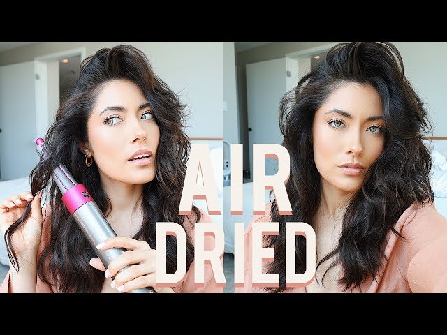 10 minute Air Dried Hair using the Dyson Airwrap | Melissa Alatorre