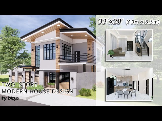 Two story modern house design  #3DHouseDesign#InteriorDesign