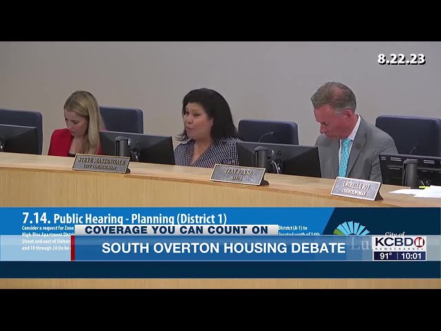 South Overton Housing Debate