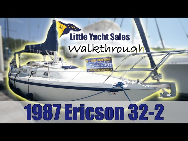 SOLD!!! 1987 Ericson 32-2 Sailboat [WALKTHROUGH] - Little Yacht Sales