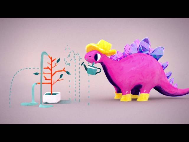 Wayne the Stegosaurus  A Motionpoems Animated Short - Animated Cartoon for Kids