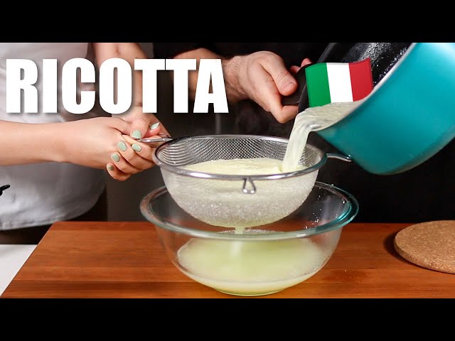 Learn to Make Ricotta Cheese in 3:25 Minutes