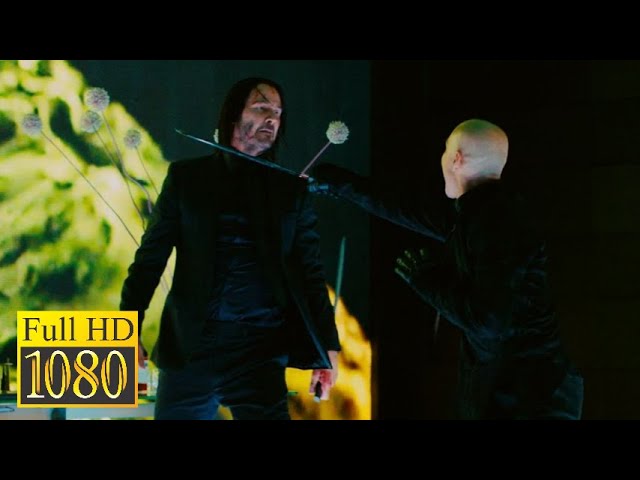 Keanu Reeves vs Mark Dacascos in the movie John Wick: Chapter 3 — Parabellum (2019)