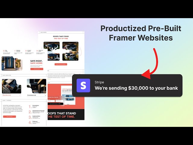 How I will scale my productized Pre-built Framer Website Agency to 30k+/month