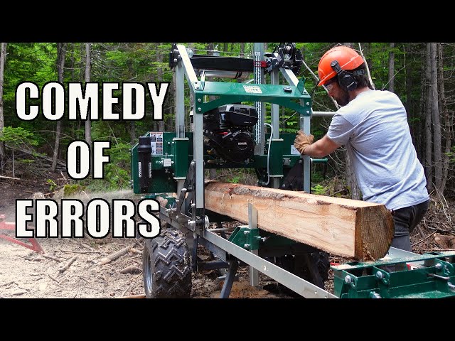 Learning the Ropes on an Off-Road Sawmill