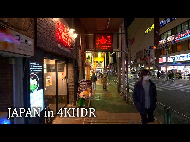 4K・ 【4KHDR】Tokyo Oomori sunset walk - hills and narrow streets