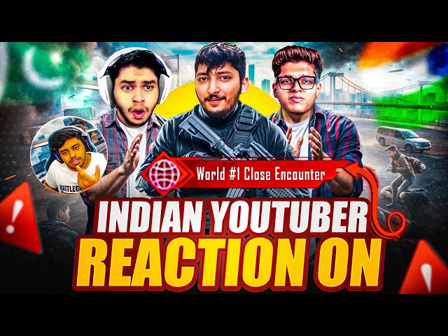 Indian Youtuber Reaction On My World # 1 Close Encounter | Pubg Mobile | How Brand