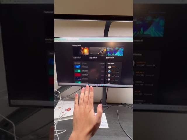 Leap Motion, touch less control the screen