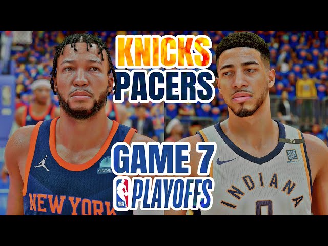 KNICKS vs PACERS GAME 7 - 2024 NBA PLAYOFFS EAST SEMIFINALS - NBA 2K24 (PS5) [4K UHD]