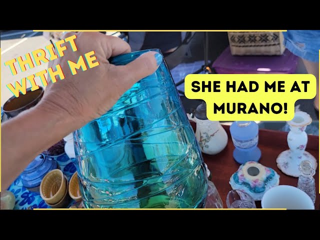 You Had Me at Murano - Swap Meet - Thrift With Me in San Diego