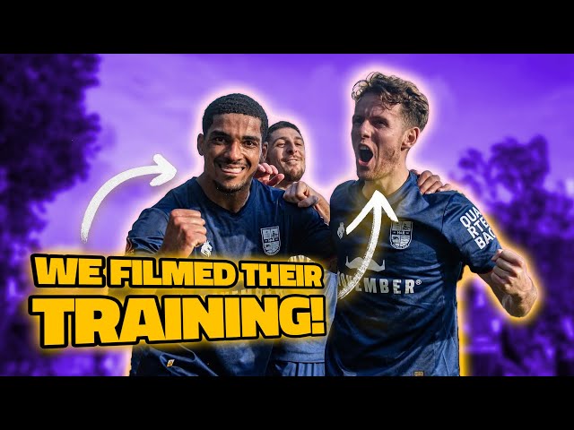 How an English SIXTH TIER Team Preps for Match Day | Finishing Training with Hampton & Richmond FC 🎯
