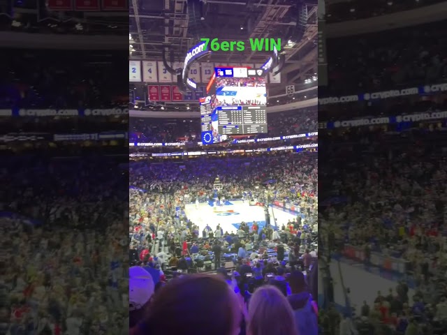 PLAY THE SONG! 76ers crucial win vs Brooklyn Nets #philadelphia #philly #basketball #76ers #sixers